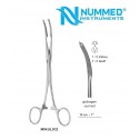 Mikulicz Forceps, Curved , 1x2 Teeth, 18 cm